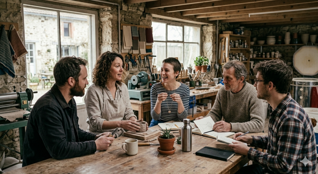 groupe travail artisans